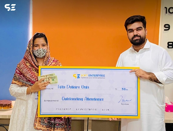 Team members receiving awards and certificates on 22 November 2024.