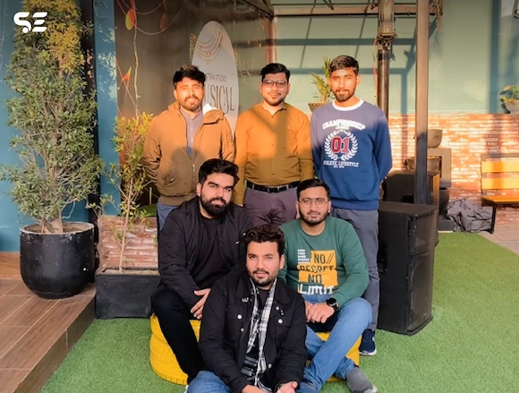 Group photo of Soft Enterprise team at Hi-Tea Gathering on 7 January 2025.