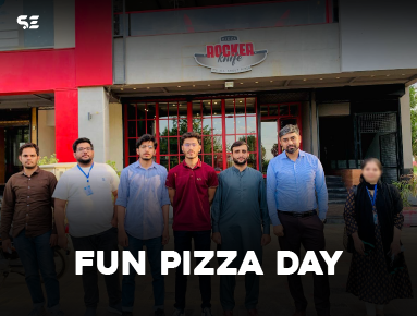 Team enjoying Fun Pizza Day on 16 June 2024.