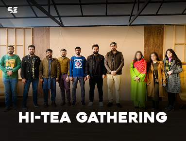 Soft Enterprise team at a hi-tea gathering in January 2025.