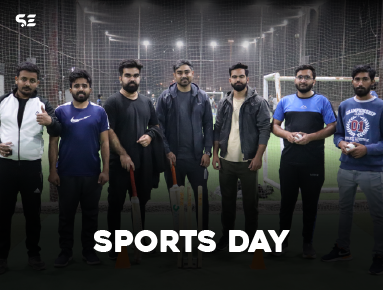 Soft Enterprise team participating in Sports Day.