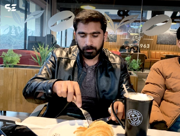 Soft Enterprise employee enjoying a CBTL team hangout.