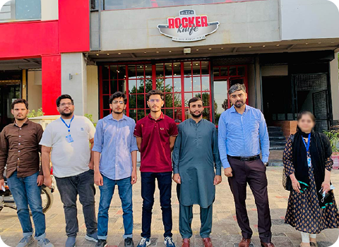 Fun pizza gathering of the Soft Enterprise Team