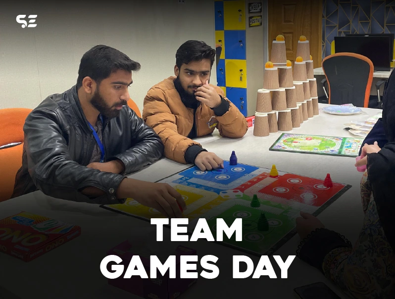 Soft Enterprise team participating in Team Games Day activities in January 2026.