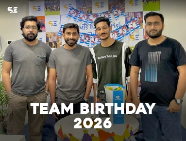 Soft Enterprise team group photo celebrating Team Birthday 2026